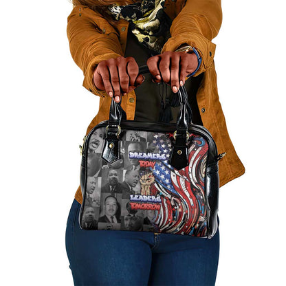 Martin Luther King Jr Day Shoulder Handbag Dreamers Today Leaders Tomorrow - African Pride