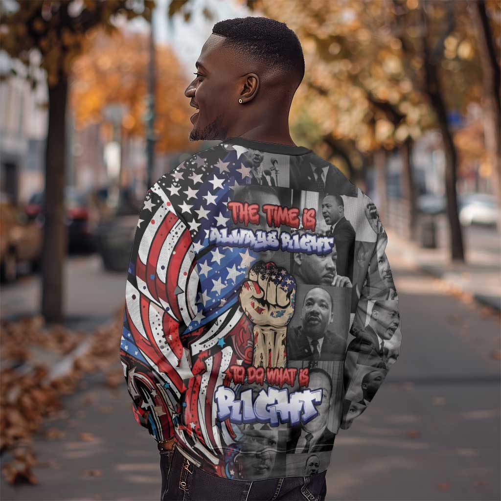 Martin Luther King Jr Day Sweatshirt Dreamers Today Leaders Tomorrow - African Pride