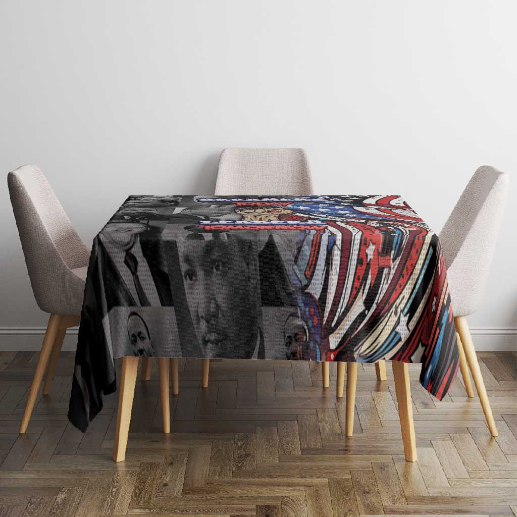 Martin Luther King Jr Day Tablecloth Dreamers Today Leaders Tomorrow - African Pride