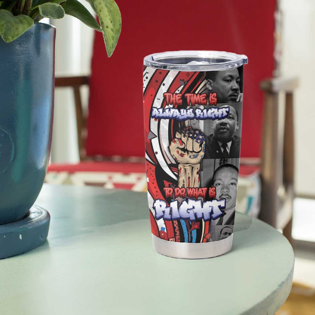 Martin Luther King Jr Day Tumbler Cup Dreamers Today Leaders Tomorrow - African Pride