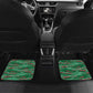 Custom Algeria Football Car Mats Glitch Effect Desert Lines And Star Crescent