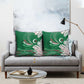 Algeria Football Pillow Cover Glitch Effect Desert Lines And Star Crescent
