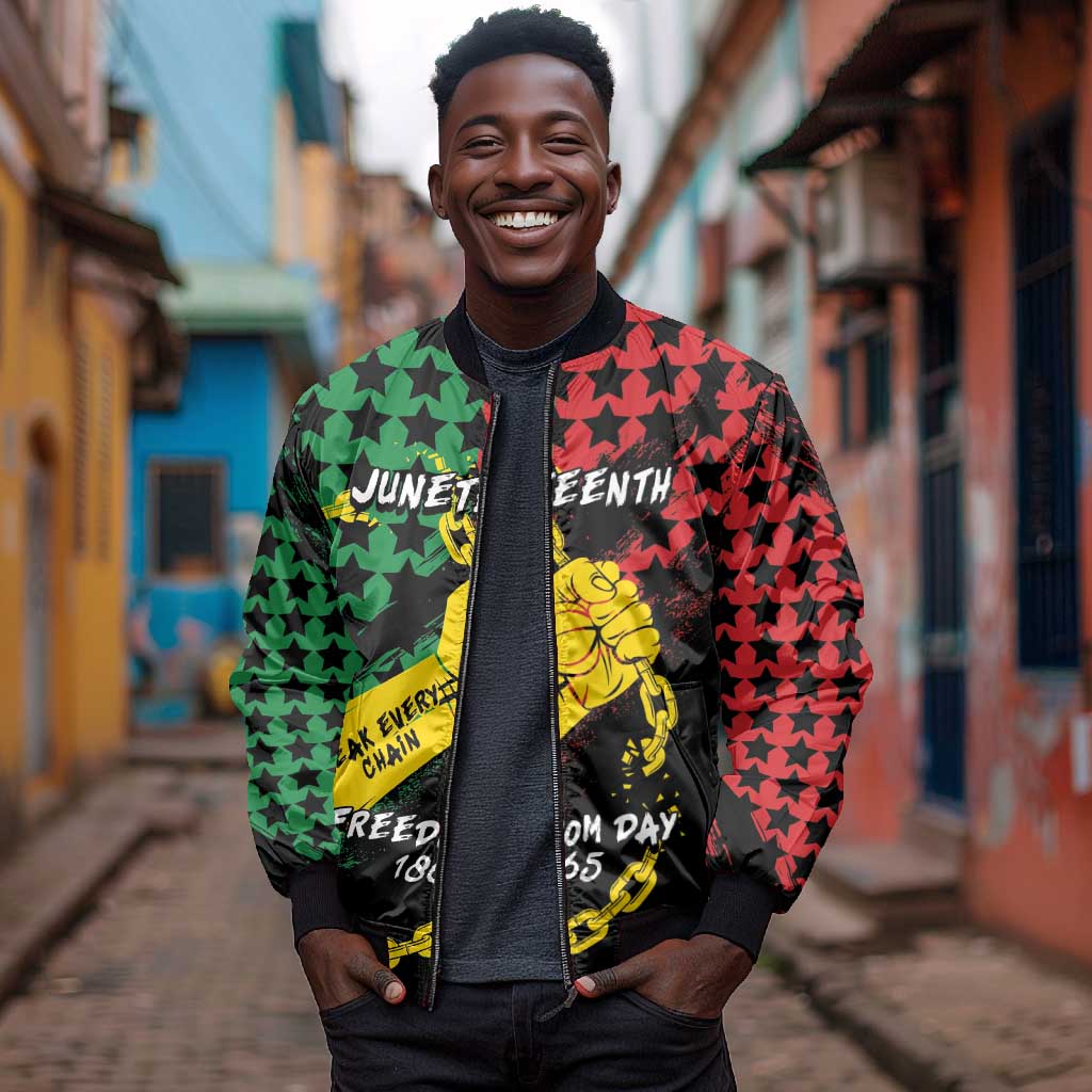 Personalized Juneteenth 1865 Bomber Jacket Break Every Chain