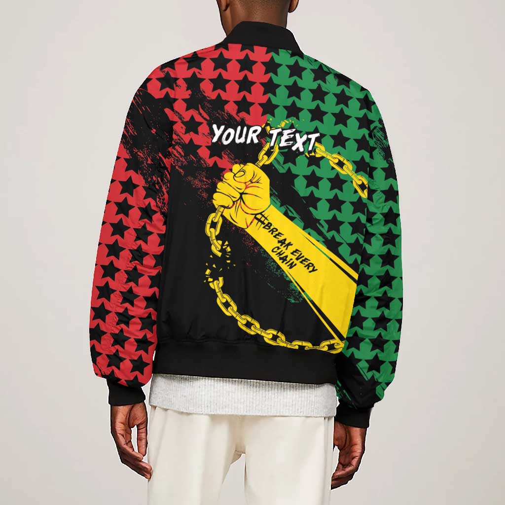 Personalized Juneteenth 1865 Bomber Jacket Break Every Chain