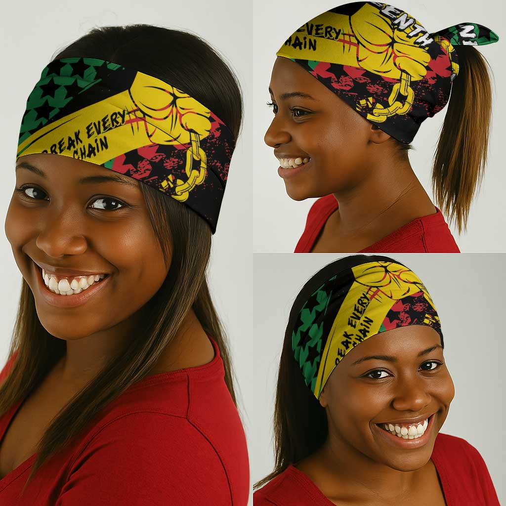 Juneteenth 1865 Neck Gaiter Break Every Chain DT05