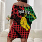 Personalized Juneteenth 1865 Off Shoulder Short Dress Break Every Chain
