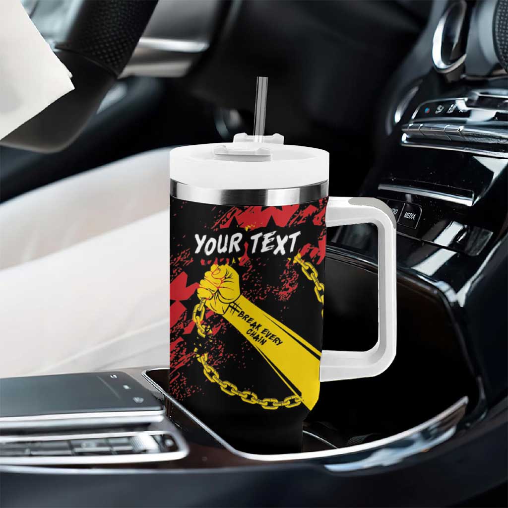 Personalized Juneteenth 1865 Tumbler With Handle Break Every Chain