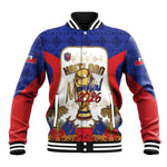 Custom Haiti Nan Mondyal 2026 Baseball Jacket Road To Glory
