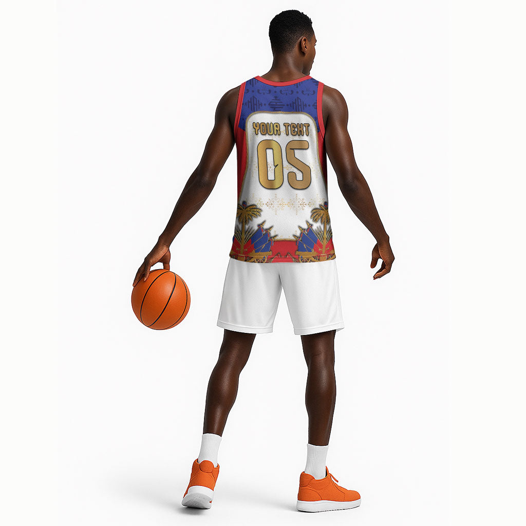 Custom Haiti Nan Mondyal 2026 Basketball Jersey Road To Glory