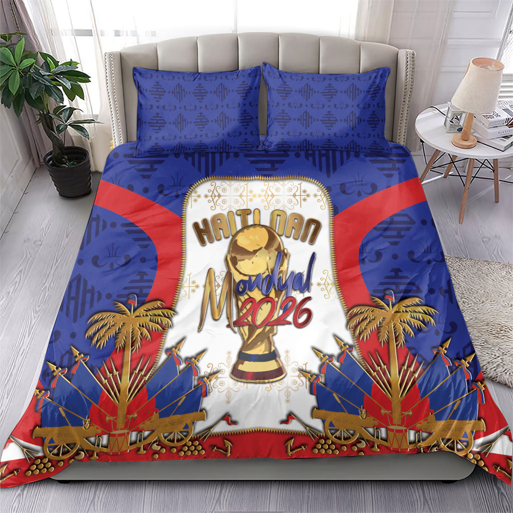 Haiti Nan Mondyal 2026 Bedding Set Road To Glory