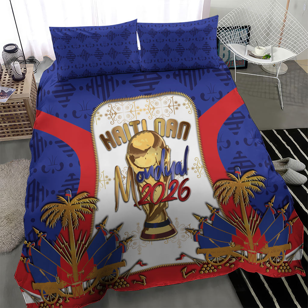 Haiti Nan Mondyal 2026 Bedding Set Road To Glory