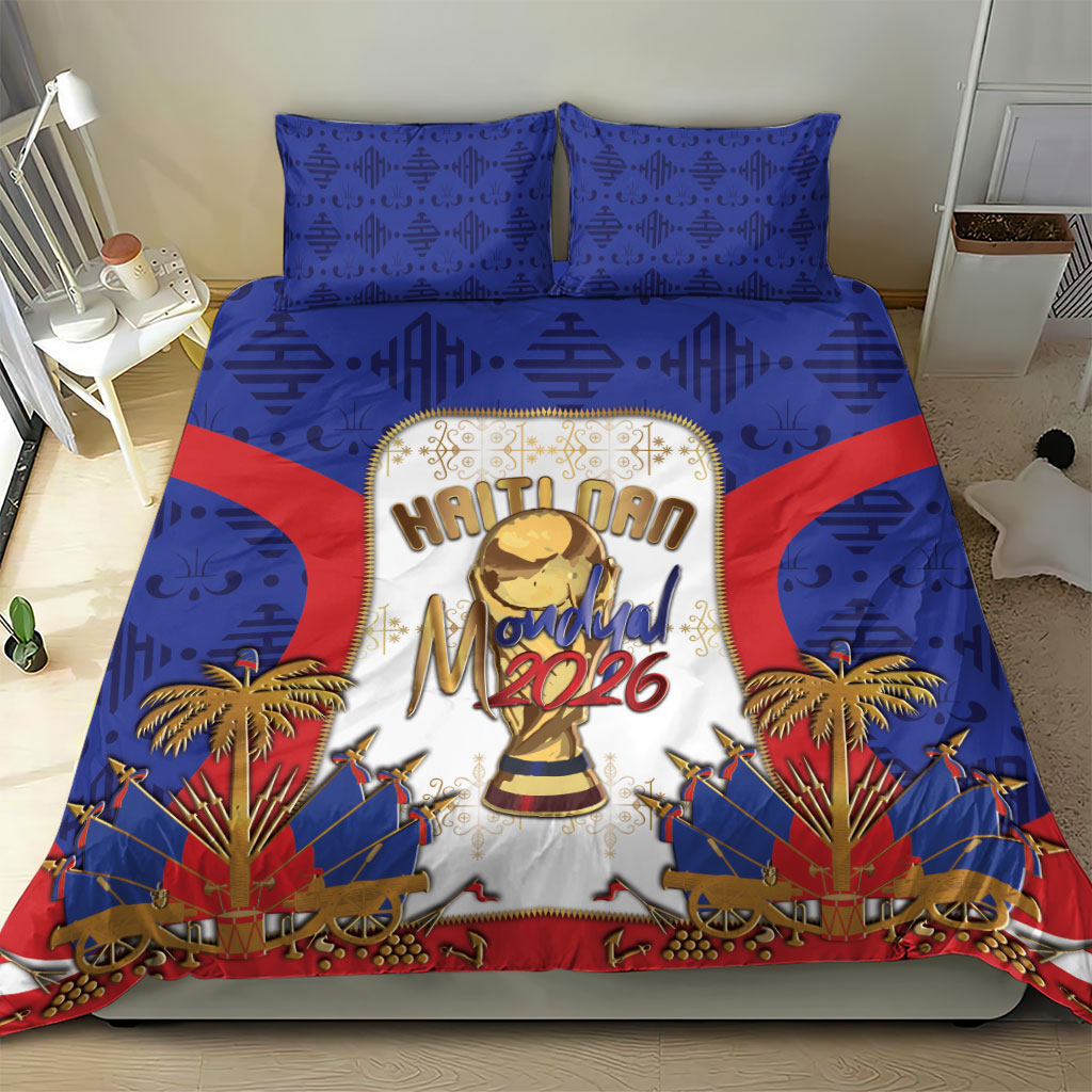 Haiti Nan Mondyal 2026 Bedding Set Road To Glory