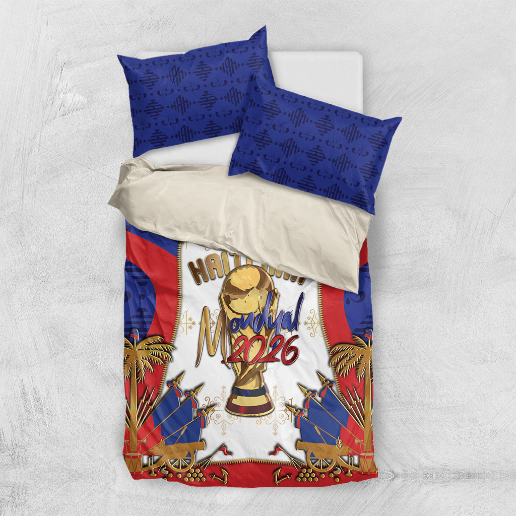 Haiti Nan Mondyal 2026 Bedding Set Road To Glory