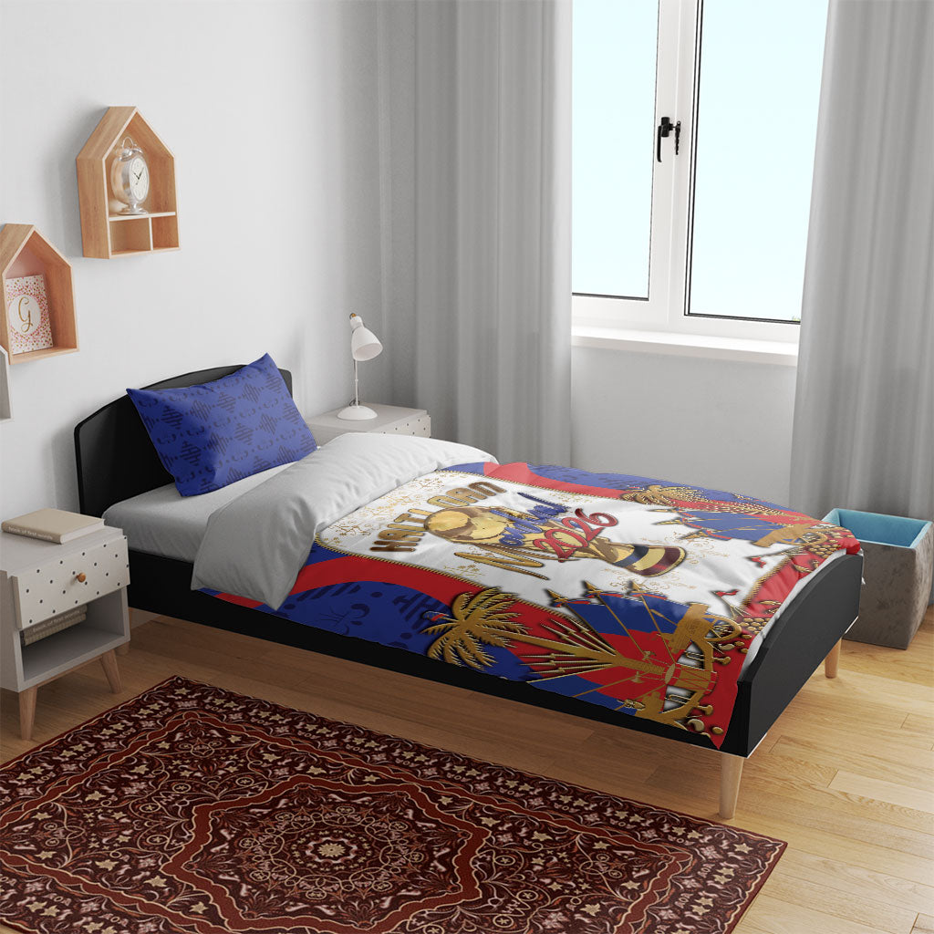 Haiti Nan Mondyal 2026 Bedding Set Road To Glory