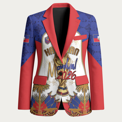 Custom Haiti Nan Mondyal 2026 Blazer Road To Glory