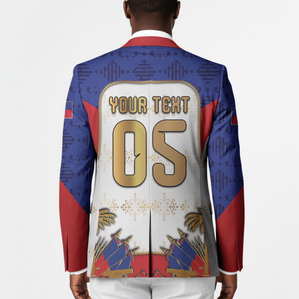 Custom Haiti Nan Mondyal 2026 Blazer Road To Glory