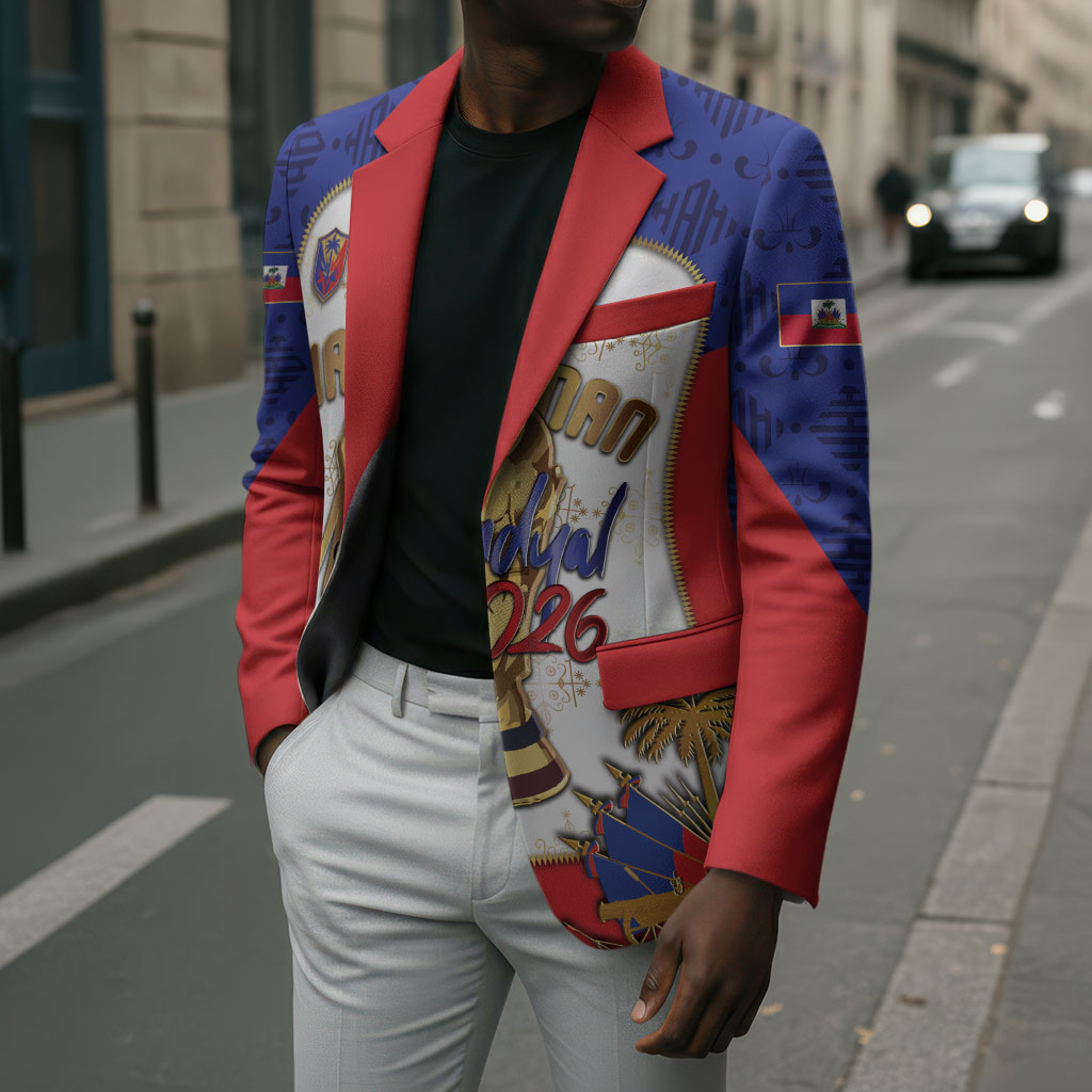Custom Haiti Nan Mondyal 2026 Blazer Road To Glory