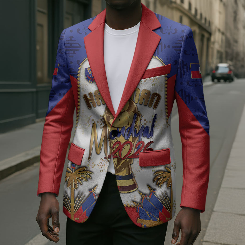 Custom Haiti Nan Mondyal 2026 Blazer Road To Glory