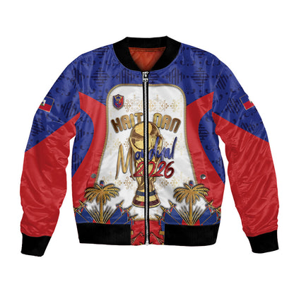 Custom Haiti Nan Mondyal 2026 Bomber Jacket Road To Glory