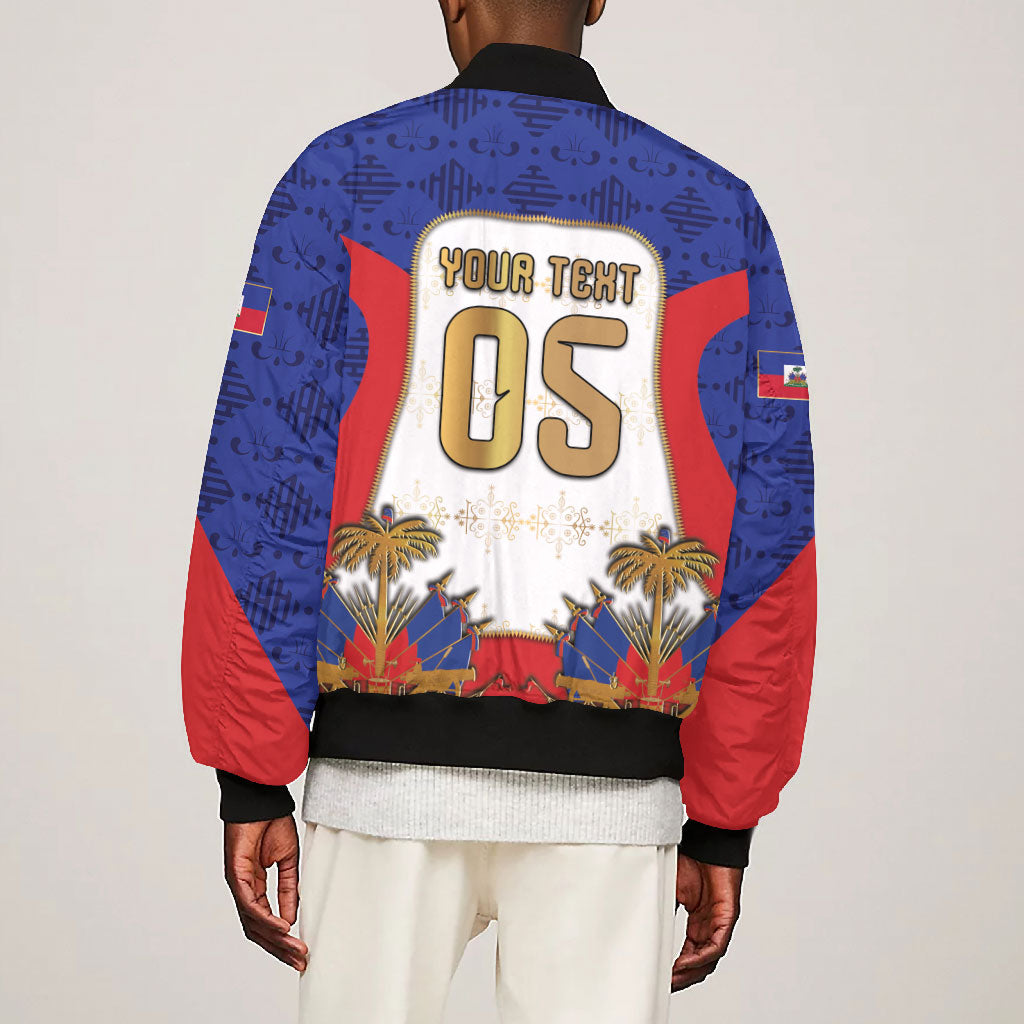 Custom Haiti Nan Mondyal 2026 Bomber Jacket Road To Glory