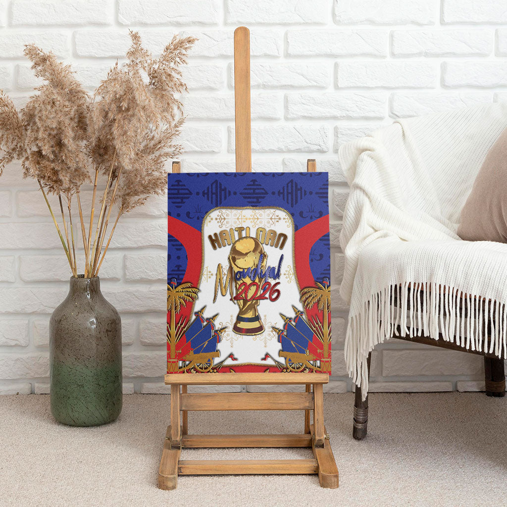 Haiti Nan Mondyal 2026 Canvas Wall Art Road To Glory