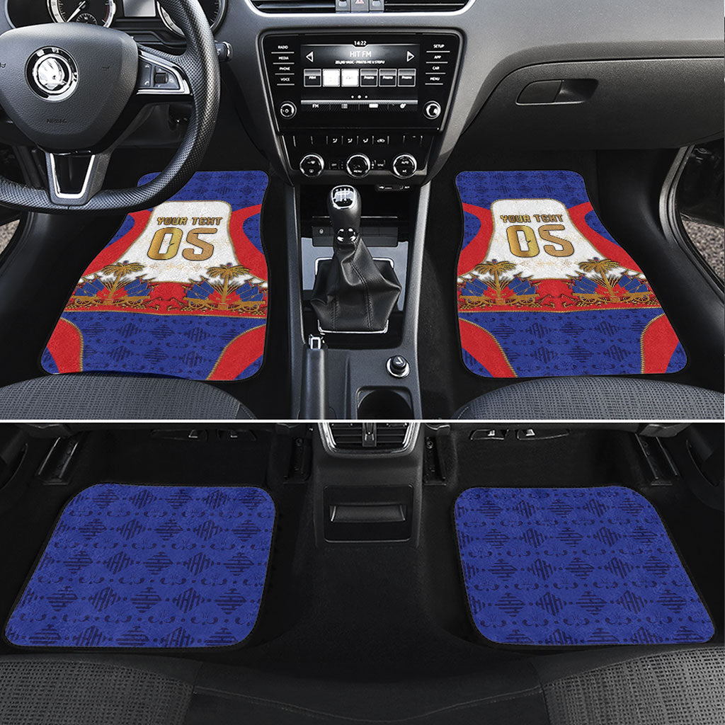 Custom Haiti Nan Mondyal 2026 Car Mats Road To Glory