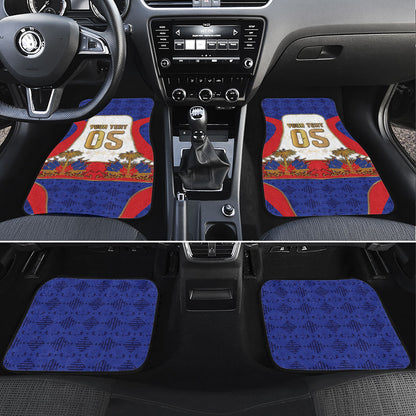 Custom Haiti Nan Mondyal 2026 Car Mats Road To Glory