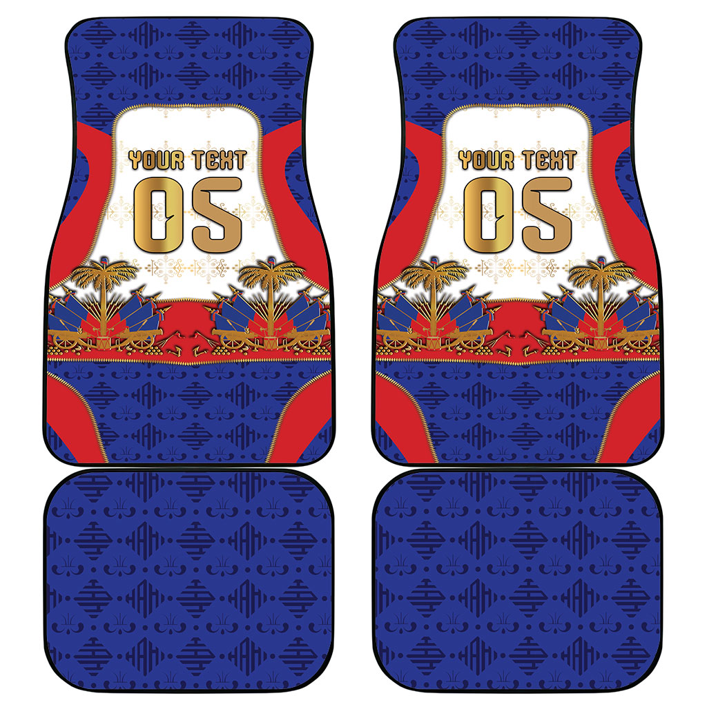 Custom Haiti Nan Mondyal 2026 Car Mats Road To Glory