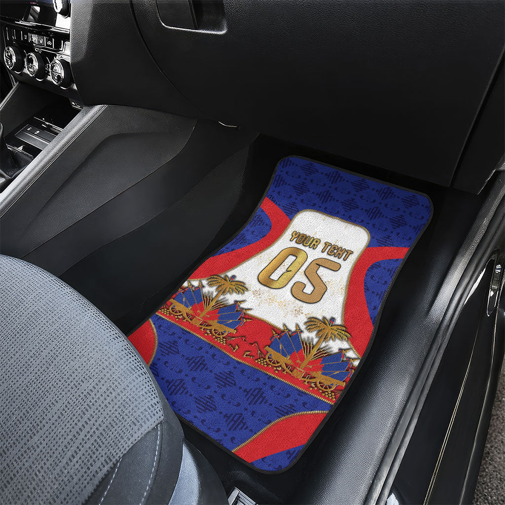 Custom Haiti Nan Mondyal 2026 Car Mats Road To Glory