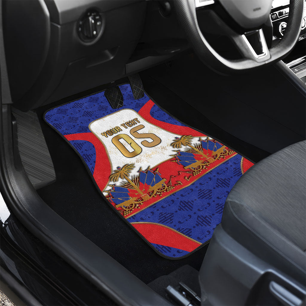 Custom Haiti Nan Mondyal 2026 Car Mats Road To Glory