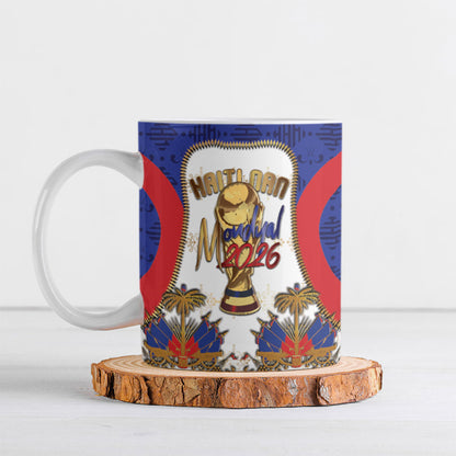 Custom Haiti Nan Mondyal 2026 Ceramic Mug Road To Glory
