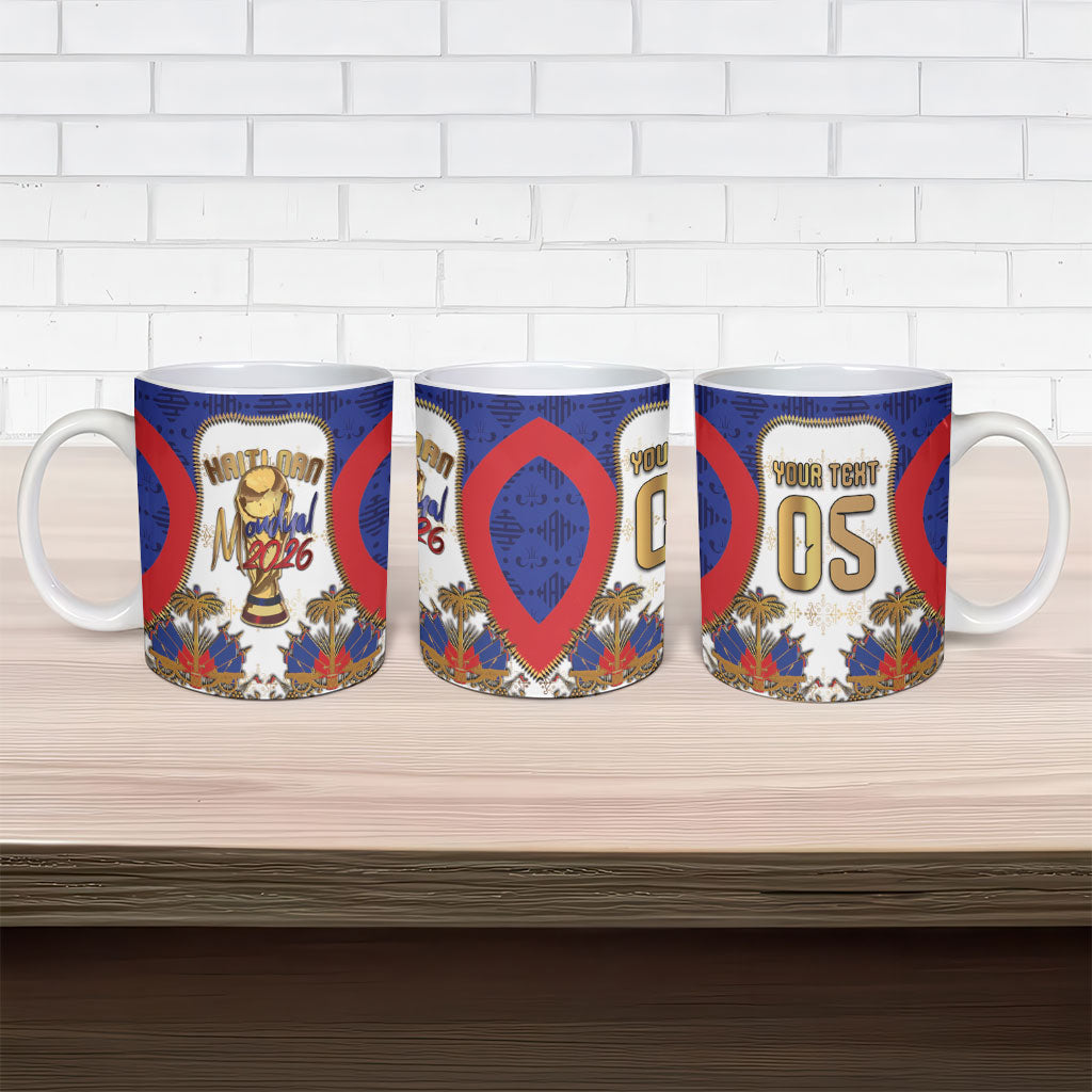 Custom Haiti Nan Mondyal 2026 Ceramic Mug Road To Glory
