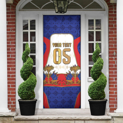 Custom Haiti Nan Mondyal 2026 Door Cover Road To Glory