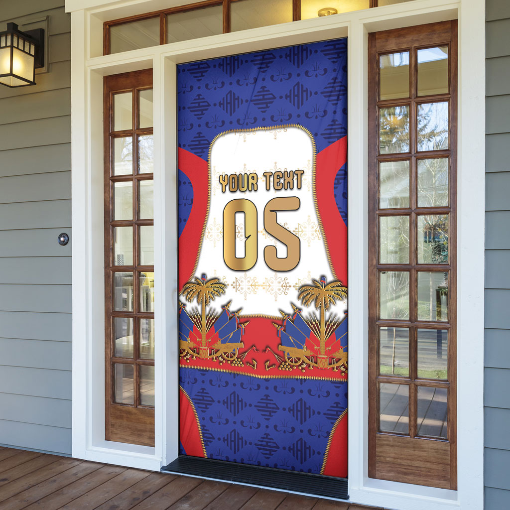 Custom Haiti Nan Mondyal 2026 Door Cover Road To Glory
