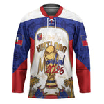 Custom Haiti Nan Mondyal 2026 Hockey Jersey Road To Glory