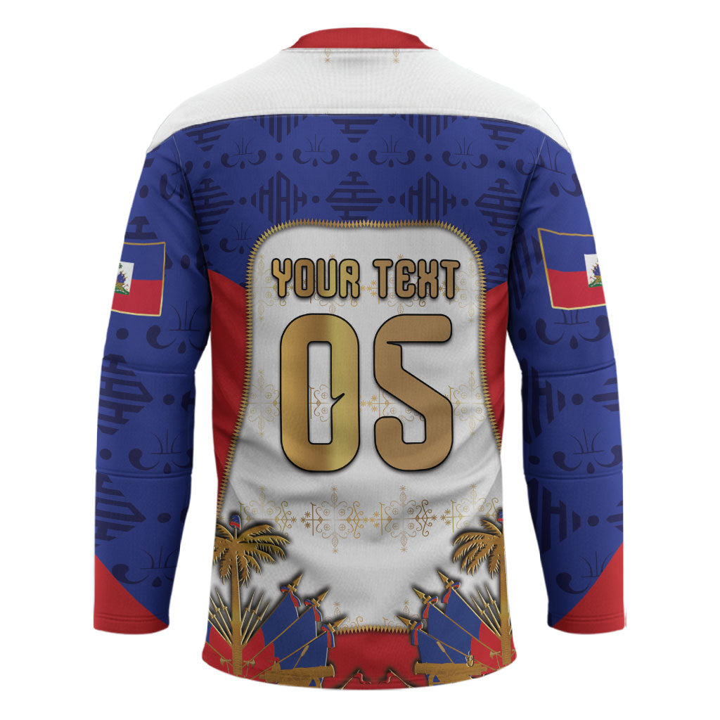 Custom Haiti Nan Mondyal 2026 Hockey Jersey Road To Glory