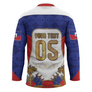 Custom Haiti Nan Mondyal 2026 Hockey Jersey Road To Glory