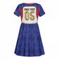 Custom Haiti Nan Mondyal 2026 Kid Short Sleeve Dress Road To Glory