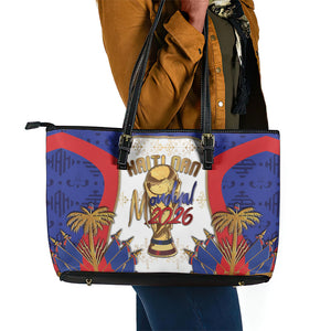 Haiti Nan Mondyal 2026 Leather Tote Bag Road To Glory