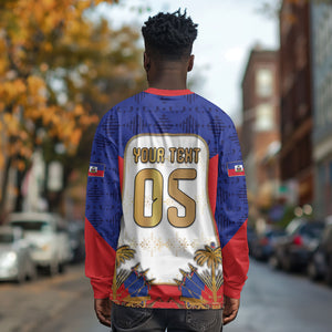 Custom Haiti Nan Mondyal 2026 Long Sleeve Shirt Road To Glory