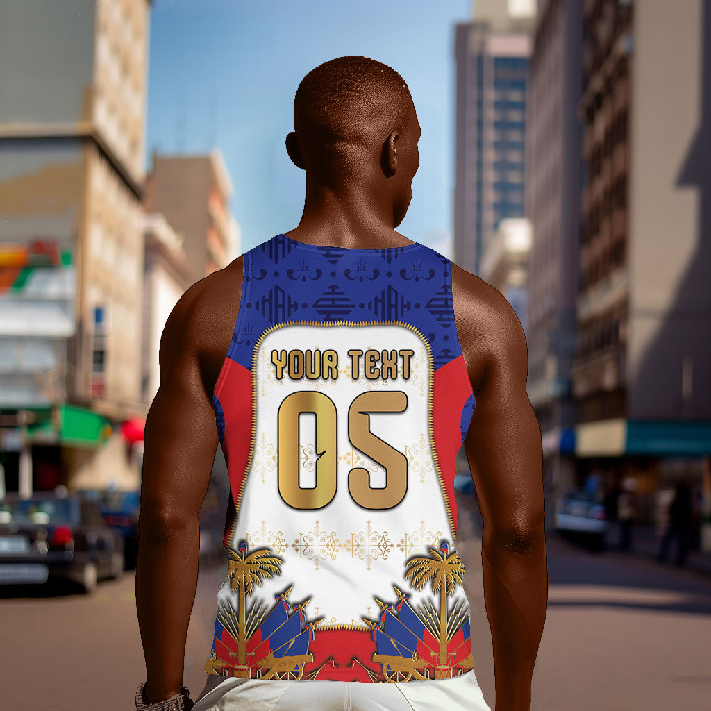 Custom Haiti Nan Mondyal 2026 Men Tank Top Road To Glory