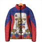 Custom Haiti Nan Mondyal 2026 Padded Jacket Road To Glory