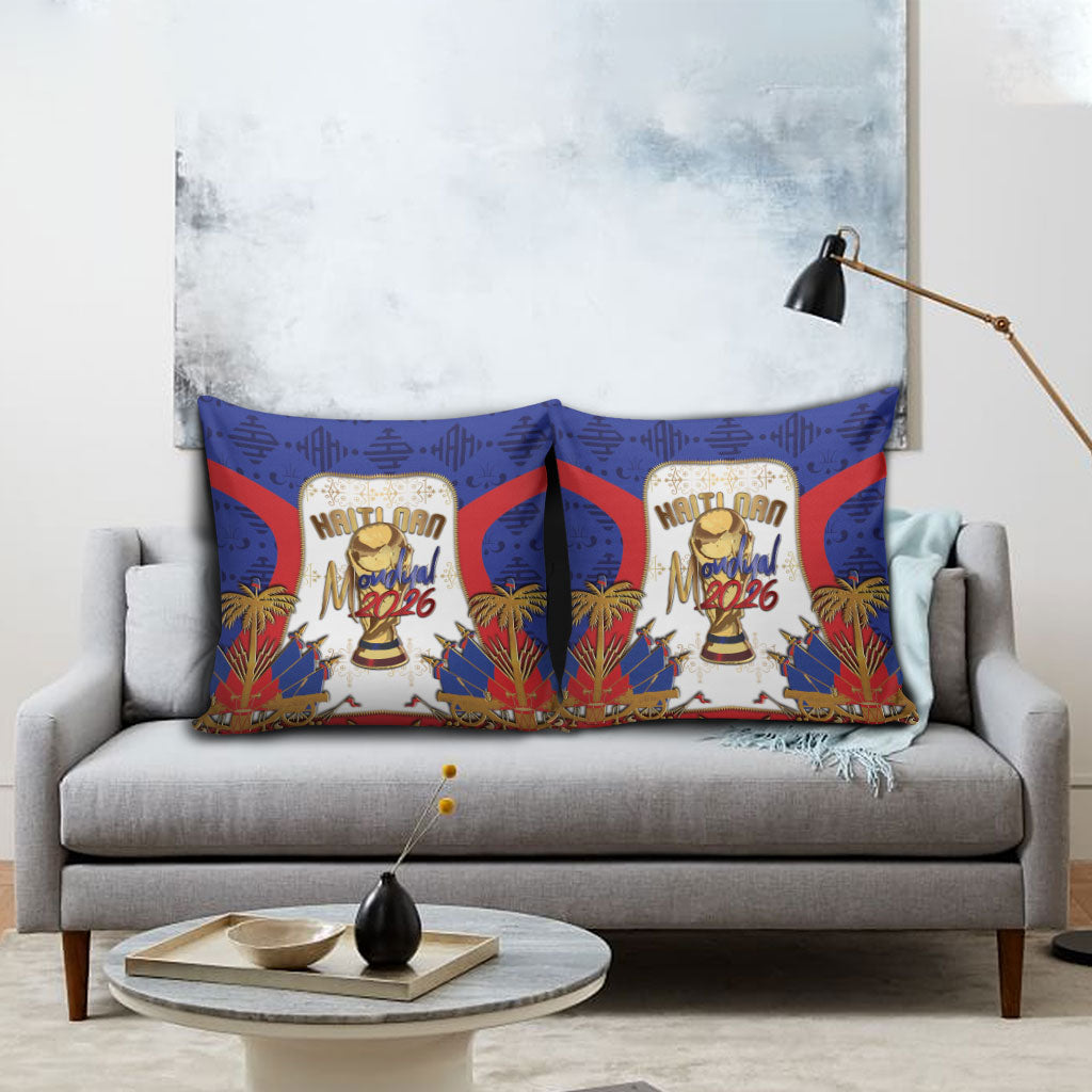 Haiti Nan Mondyal 2026 Pillow Cover Road To Glory