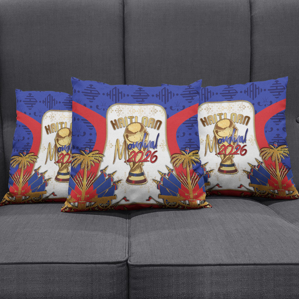Haiti Nan Mondyal 2026 Pillow Cover Road To Glory