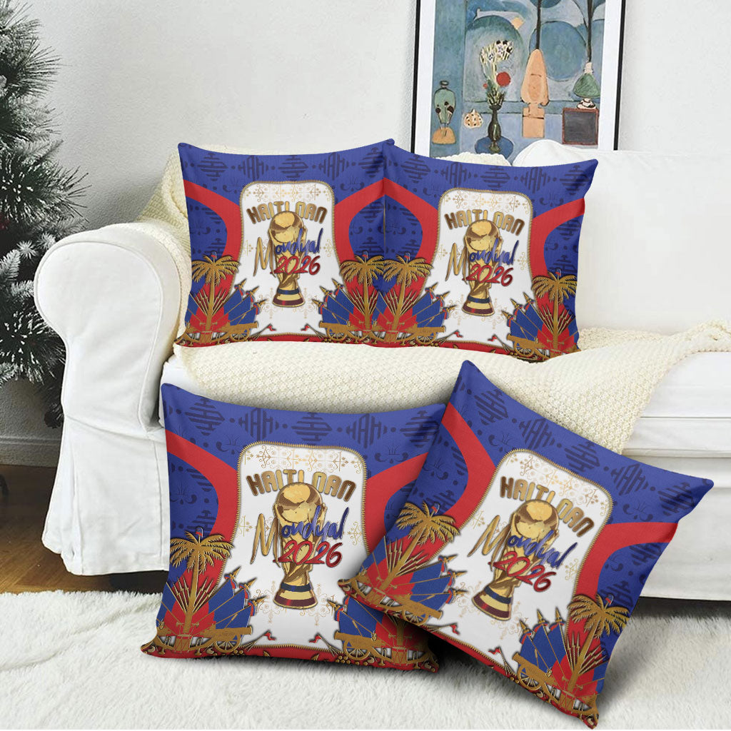 Haiti Nan Mondyal 2026 Pillow Cover Road To Glory