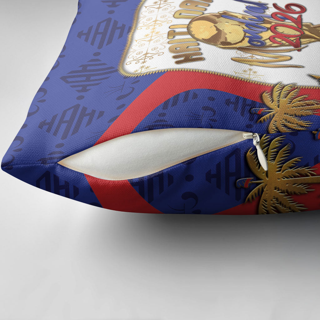 Haiti Nan Mondyal 2026 Pillow Cover Road To Glory