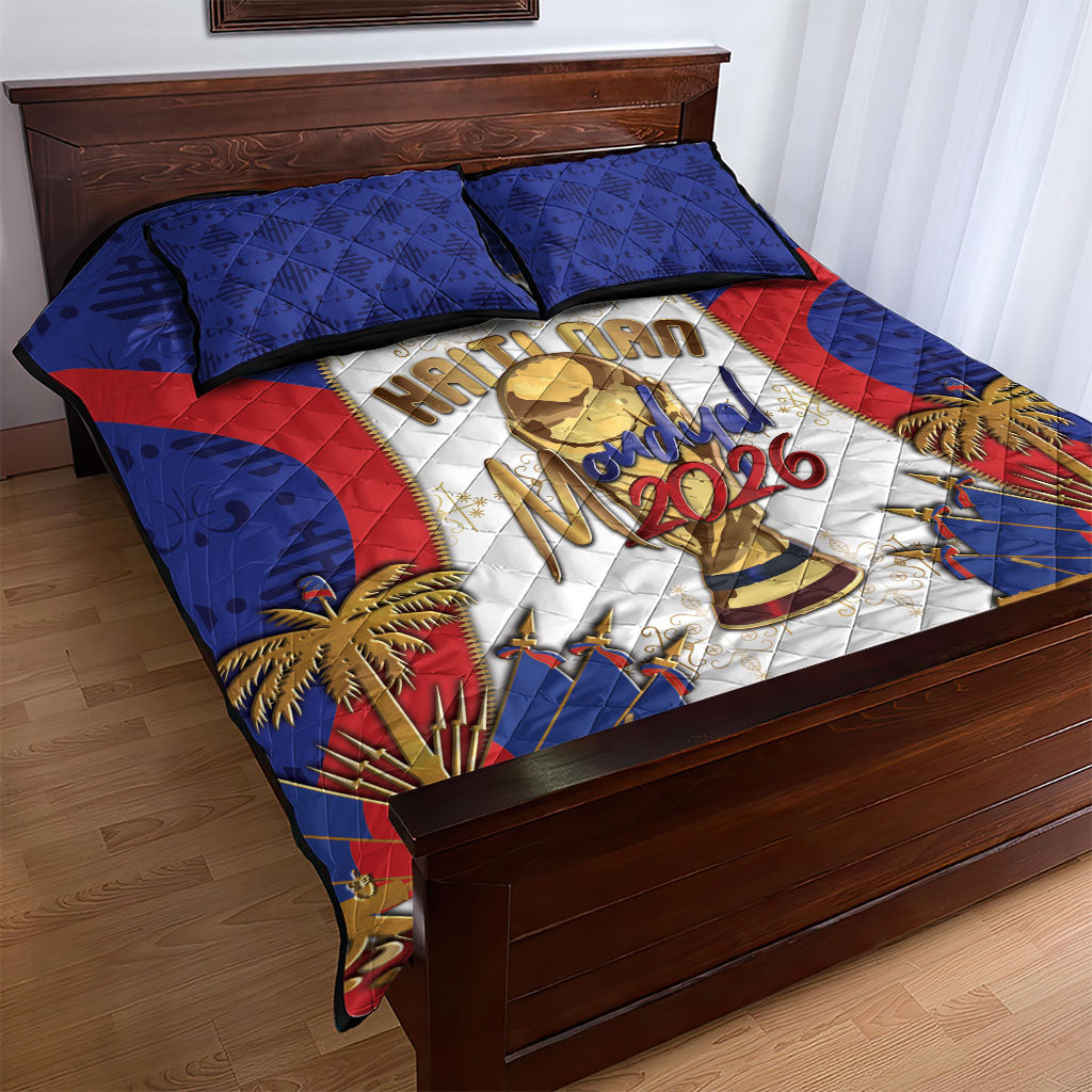 Haiti Nan Mondyal 2026 Quilt Bed Set Road To Glory