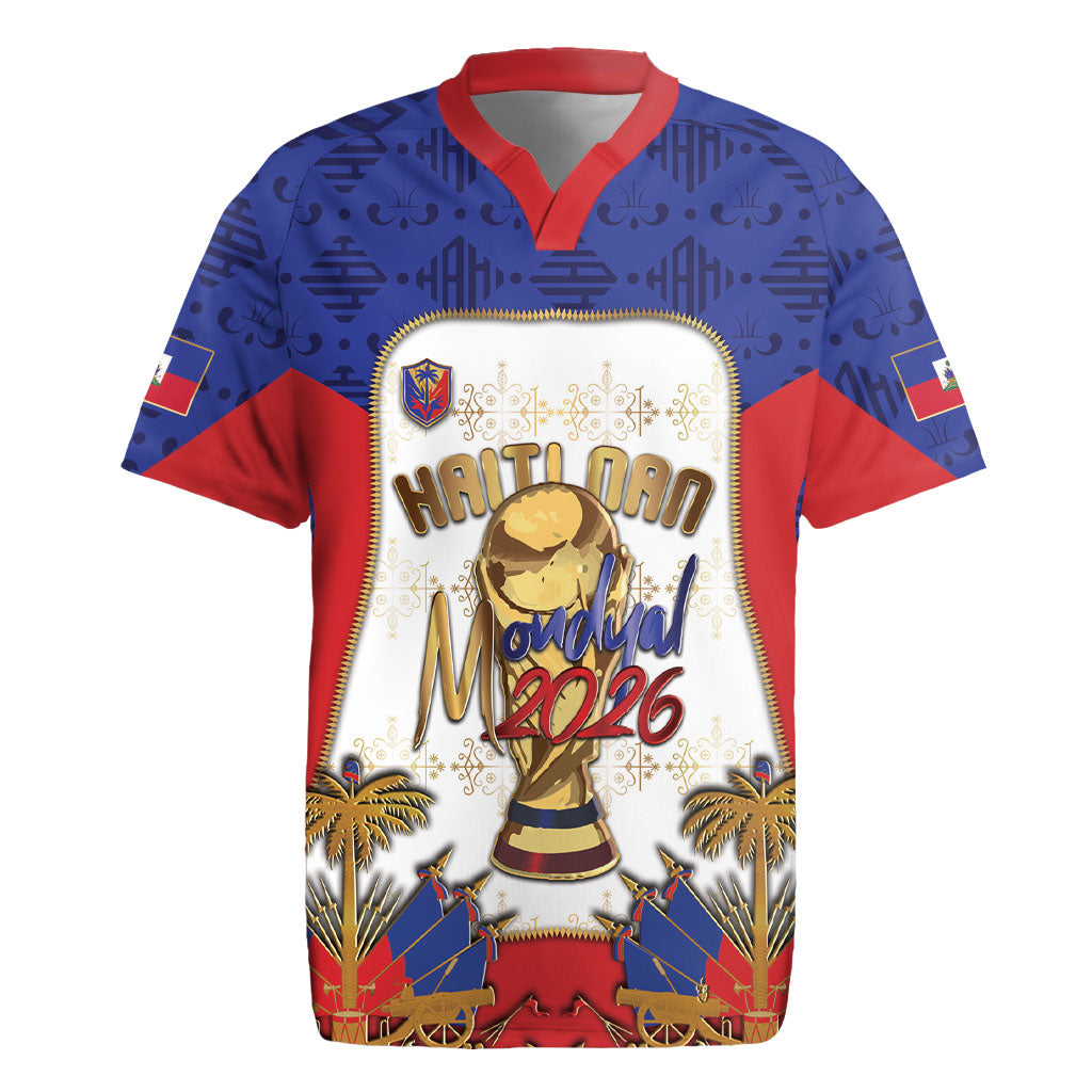 Custom Haiti Nan Mondyal 2026 Rugby Jersey Road To Glory
