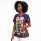 Custom Haiti Nan Mondyal 2026 Scrub Top Road To Glory