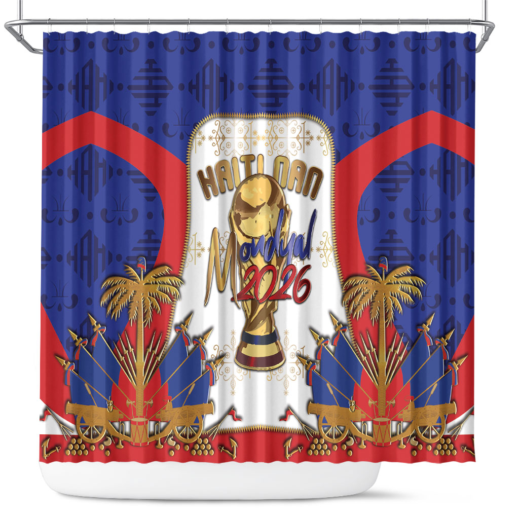 Haiti Nan Mondyal 2026 Shower Curtain Road To Glory